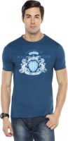 Teen Tees Graphic Print Men's Round Neck Blue T-Shirt Teen Tees Graphic Print Men's Round Neck Blue T-Shirt