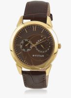 Titan NE1509YL01 Brown/Brown Analog Watch