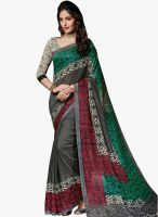 Triveni Sarees Grey Printed Saree