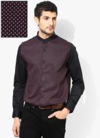 Turtle Printed Black Party Wear Shirt