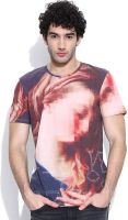 United Colors of Benetton Printed Men's Round Neck Multicolor T-Shirt