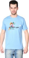 Vector X Solid Men's Round Neck Light Blue T-Shirt