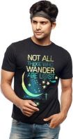 Wear Your Opinion Printed Men's Round Neck Black T-Shirt