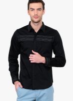 Yepme Black Solid Casual Shirt