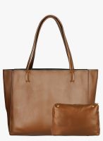 20dresses Brown Polyurethane (Pu) Handbag