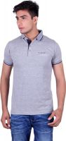 All Ruggby Printed Men's Polo Neck Grey T-Shirt