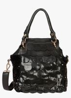 Bagkok Black Leather Handbag