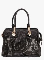 Bagkok Black Polyurethane (Pu) Satchel