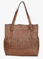 Bagkok Brown Polyurethane (Pu) Tote