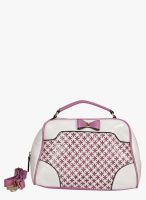 Bagkok Pink Polyurethane (Pu) Satchel