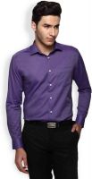 Blackberrys Men's Solid Casual Purple Shirt