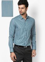 Code by Lifestyle Blue Formal Shirts