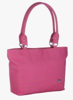 Dice Pink Polyurethane (Pu) Handbag