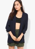 Dorothy Perkins Navy Roll Sleeve Kimono