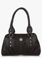 FOSTELO Black Polyurethane (Pu) Handbag