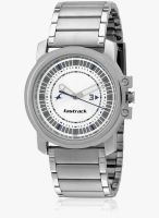 Fastrack Ne3039Sm03-D326 Silver Analog Watch