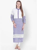 Folklore Purple Printed Kurtas