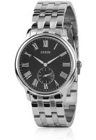 Guess Wafer W80046G1 Silver/Black Analog Watch
