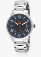 Helix 03Hg05-Sor Silver/Blue Analog Watch