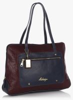 Hidesign Angel 02 Aubergine/Midnight Blue Leather Shoulderbag