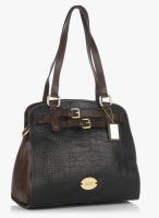 Hidesign Athena 01 Black/Brown Leather Shoulder Bag