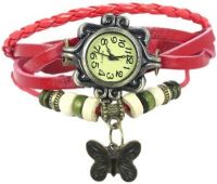 KMS Klassique Red Analog Watch - For Women, Girls