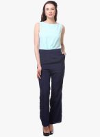 Kaaryah Blue Solid Jumpsuit