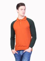 Kalt Solid Men's Polo Neck Multicolor T-Shirt
