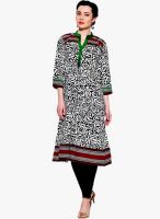 Kurti'S Black Printed Kurti