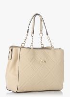 Lavie Flamenco 3C Medium Beige Satchel Bag