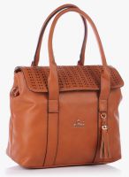 Lavie Synth Medium Tan Satchel Bag