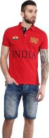 MONTEIL & MUNERO Solid Men's Polo Neck Red T-Shirt