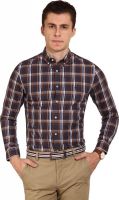Oxford Club Men's Checkered Casual Multicolor Shirt