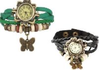 RRP Butterfly Combo Vintage Butterfly Analog Watch - For Girls, Women