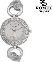 Romex Elegant Silver Analog Watch - For Girls, Women