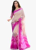 Roop Kashish Beige Printed Saree