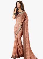 Roop Kashish Peach Printed Saree