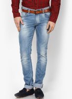 Spykar Light Blue Skinny Fit Jeans