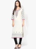 Stylet Pink embroidered Kurti