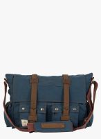 The House of tara Blue Canvas Travel Bag