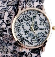 The Zoya Life Z-TZL-FB-BLGY-02 Fabric Belt Analog Watch - For Girls, Women