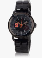Titan Purple NC9409NM01 Black/Black Analog Watch