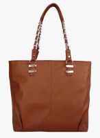 Toteteca Bag Works Brown Polyurethane (Pu) Handbag