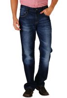 Yepme Blue Washed Regular Fit Jeans