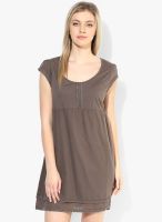 s.Oliver Coffee Short Dress