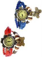 Adino Butterfly Vintage Analog Watch - For Women