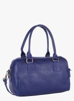 Alessia Blue Polyurethane (Pu) Handbag