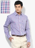 Allen Solly Blue Slim Fit Casual Shirt