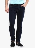 American Crew Washed Blue Regular Fit Jeans