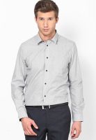 Arrow New York Grey Slim Fit Formal Shirt